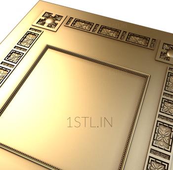 Square panels (PN_0285) 3D model for CNC machine